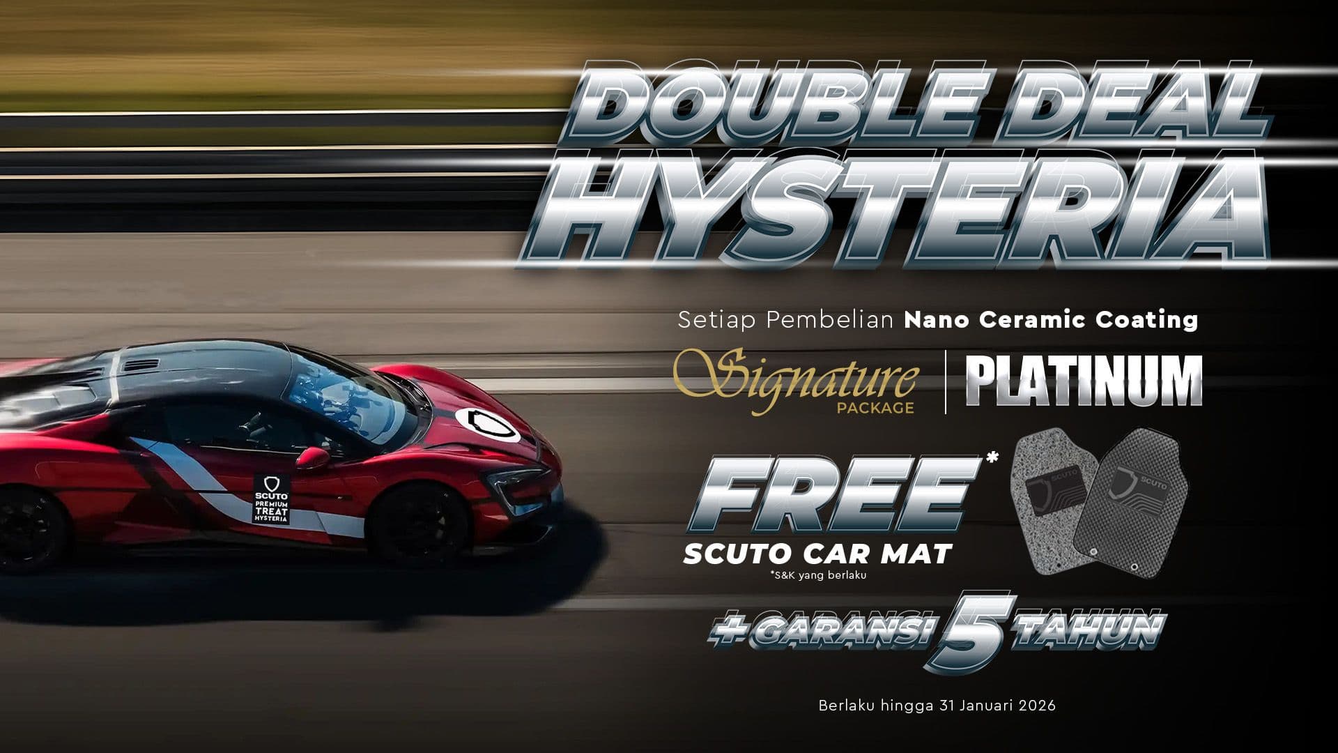 Promo Double Deal Hysteria Scuto 2026